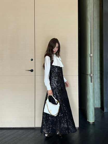 Black and white matching set