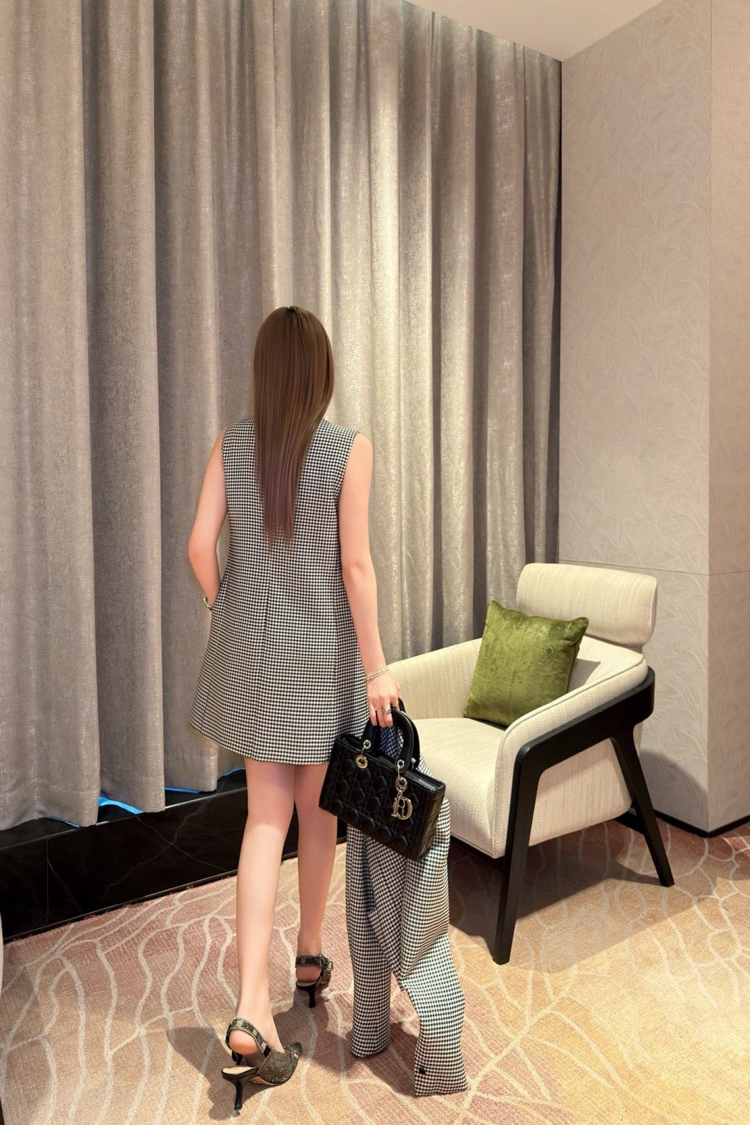 26ss Bow-adorned dress