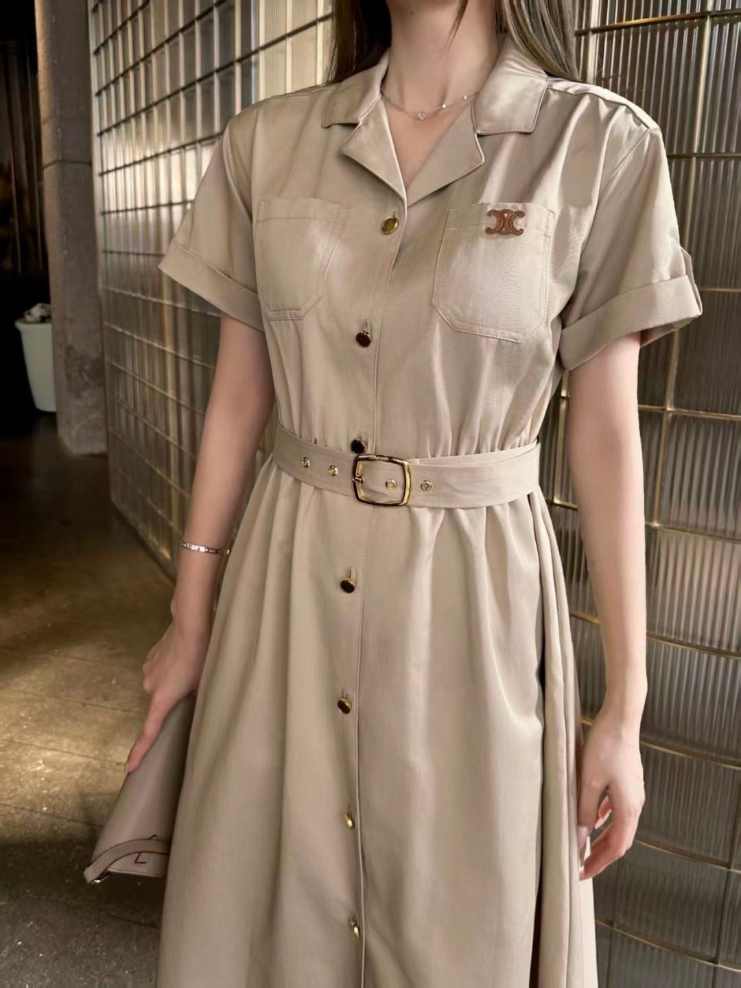 26ss Elegant Long Dress