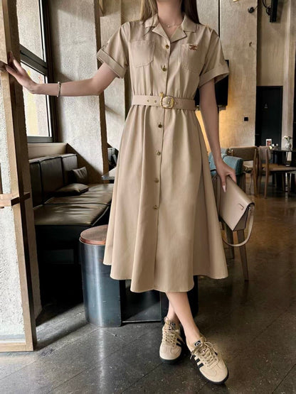 26ss Elegant Long Dress