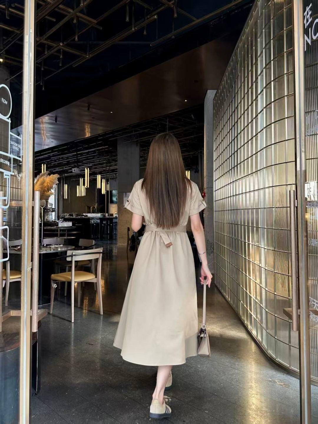 26ss Elegant Long Dress