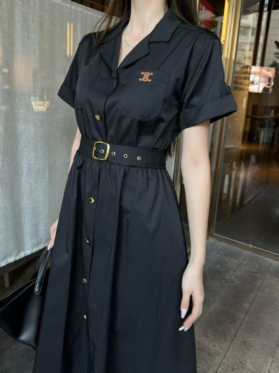26ss Elegant Long Dress