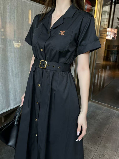 26ss Elegant Long Dress