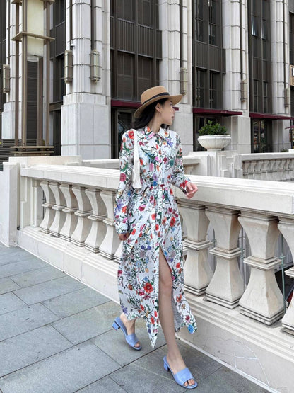 26ss Floral Pattern Dress