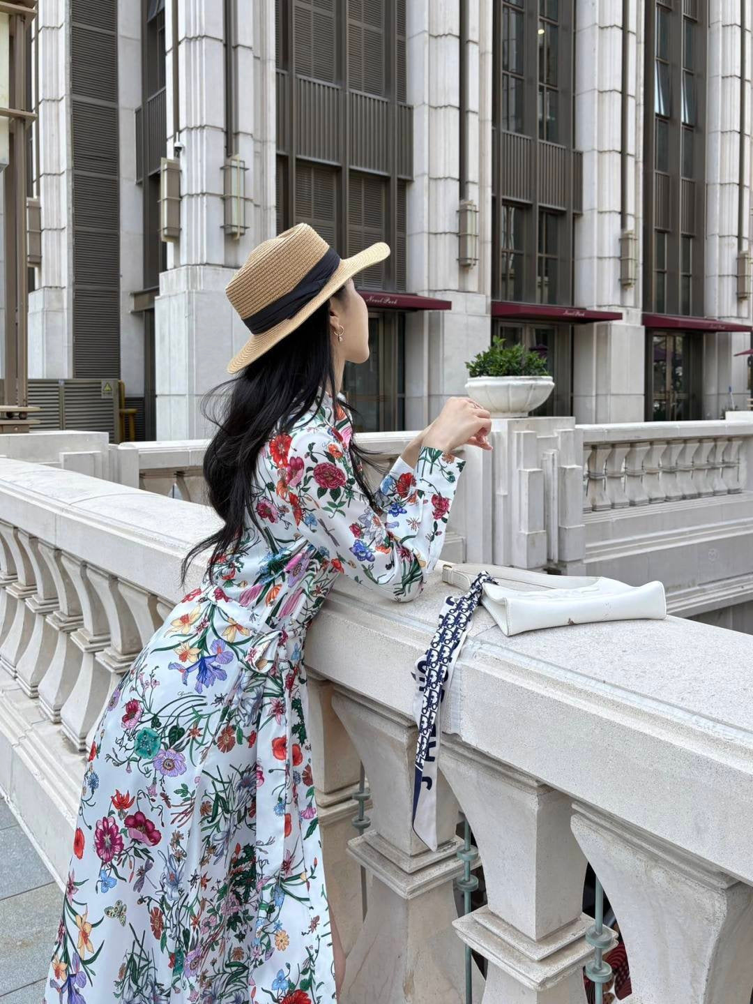 26ss Floral Pattern Dress