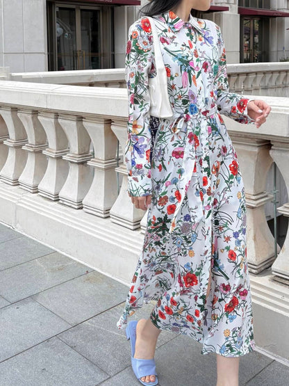 26ss Floral Pattern Dress