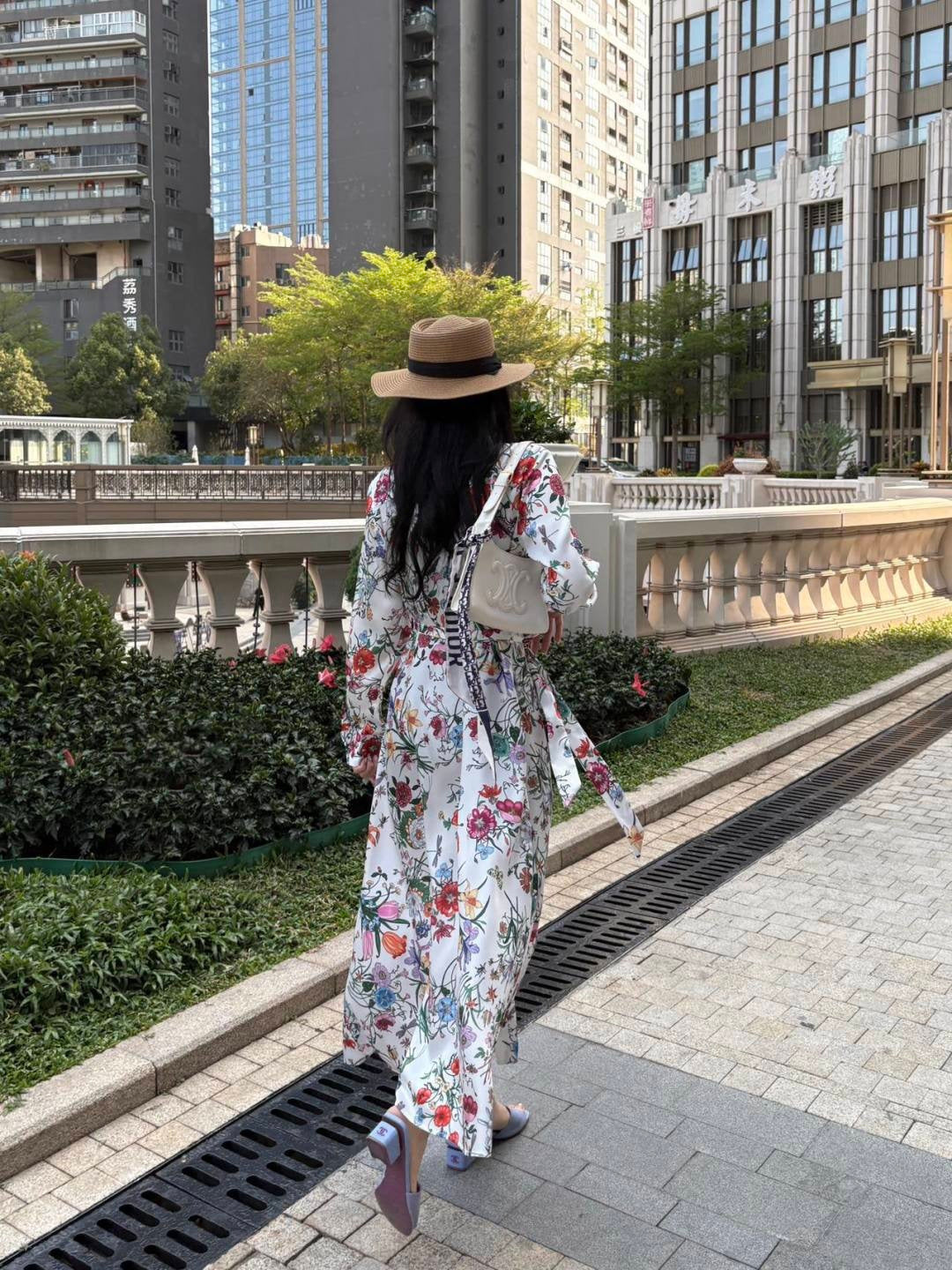 26ss Floral Pattern Dress
