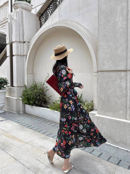 26ss Floral Pattern Dress