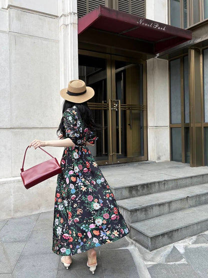 26ss Floral Pattern Dress