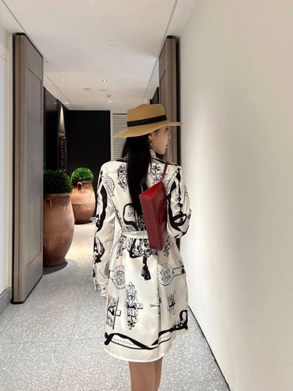 26ss Totem Print Dress