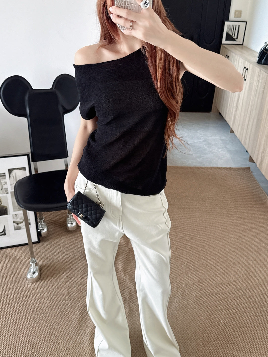 26ss Silk Scarf Knitwear