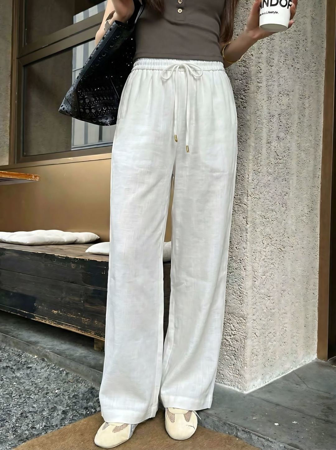 26ss Wide-leg trousers