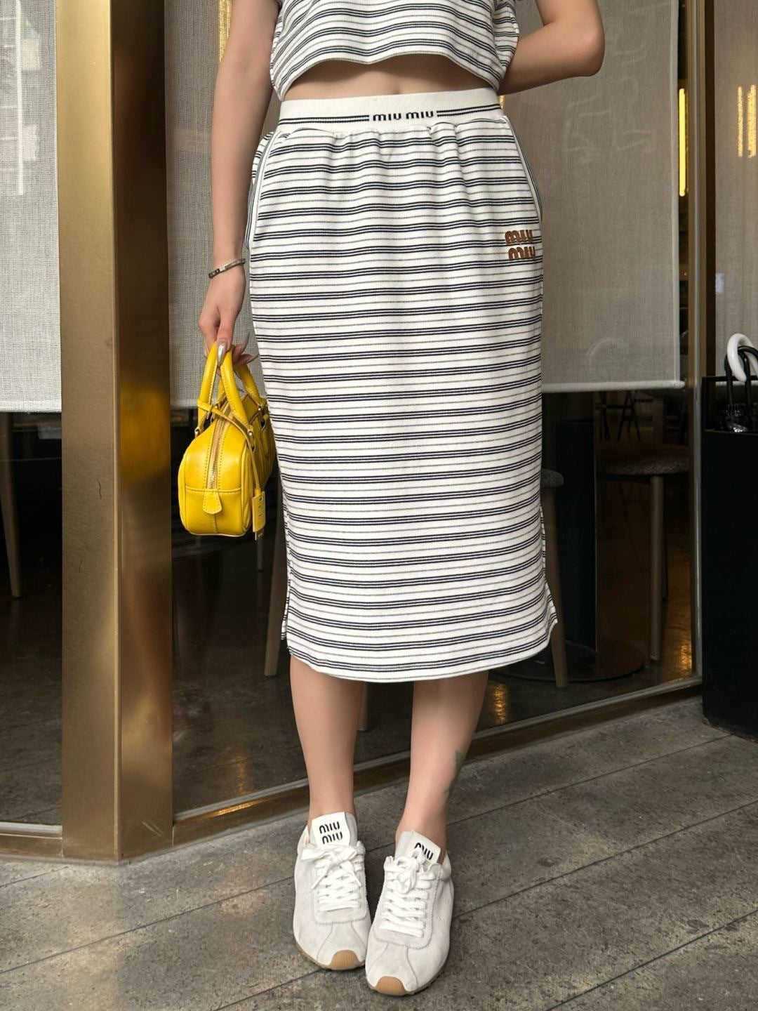 26ss Casual Striped Set