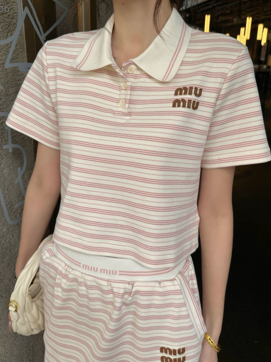 26ss Casual Striped Set