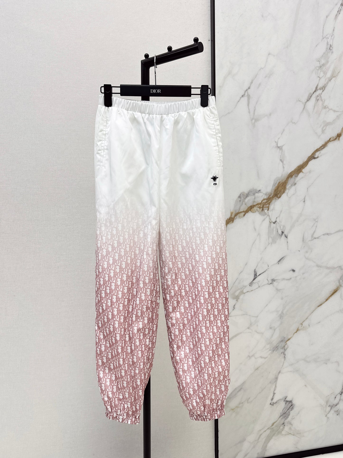 26ss Gradient color elastic waist casual pants