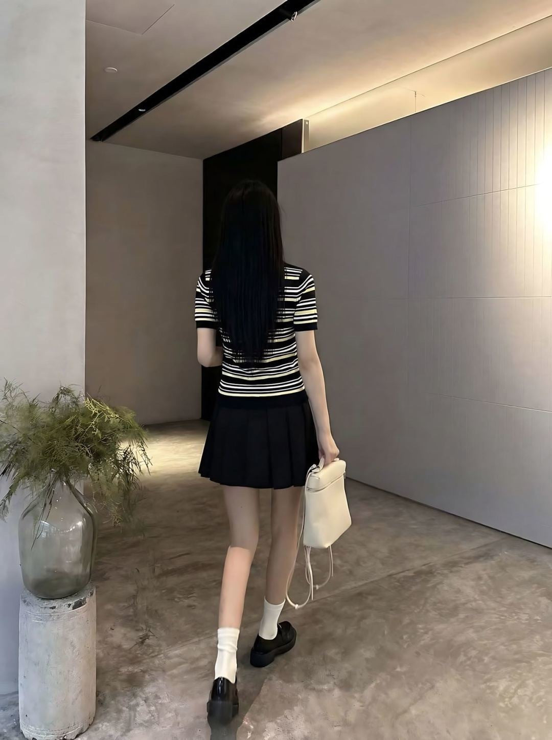 26ss Striped Knit T-Shirt