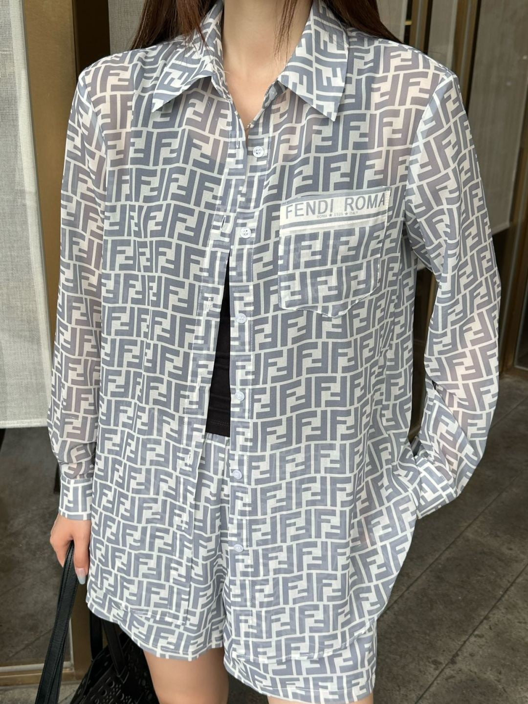 26ss Double F Shirt Set