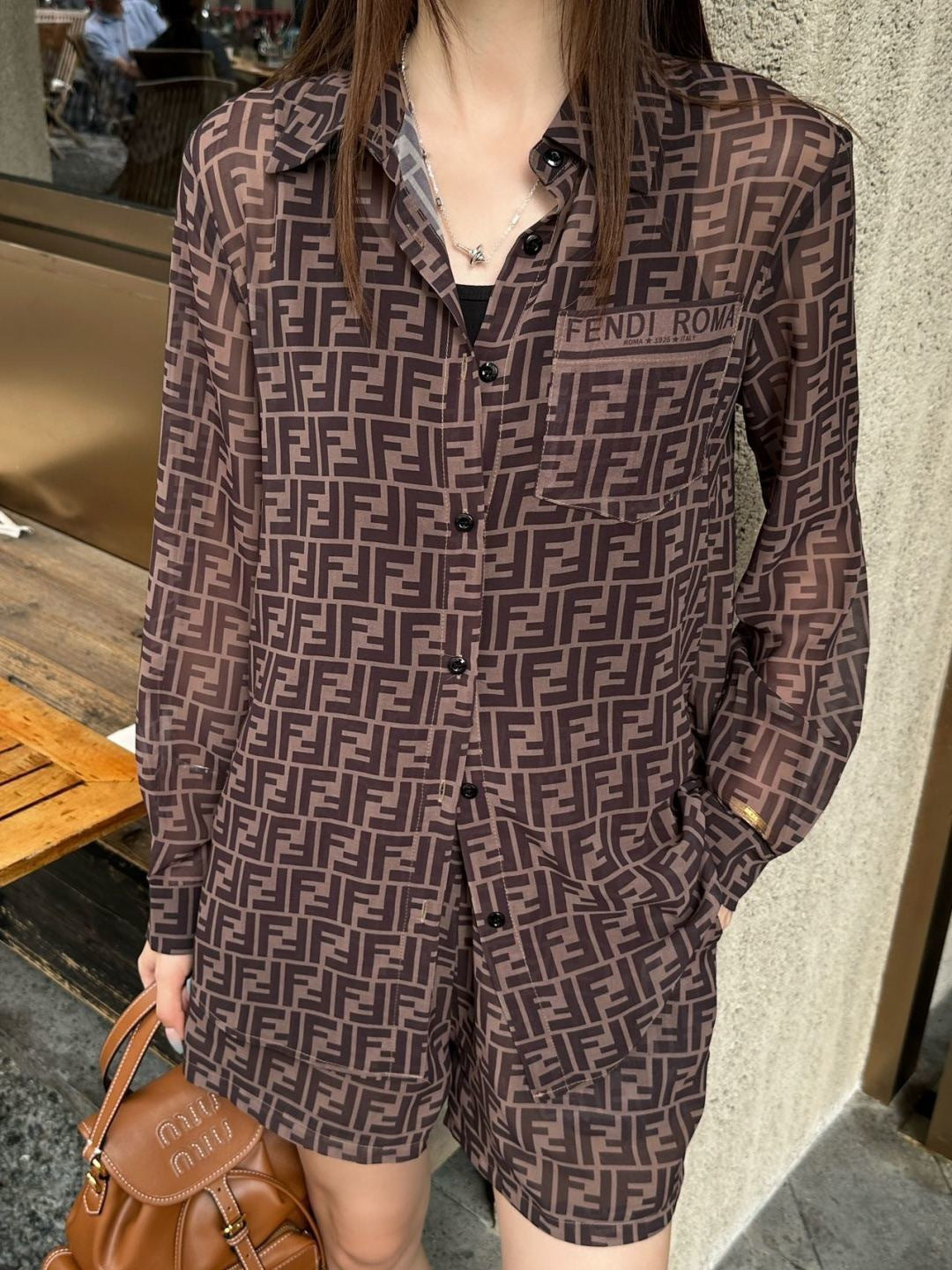 26ss Double F Shirt Set