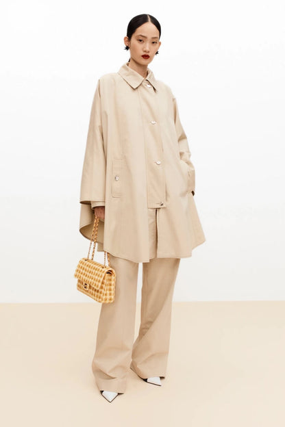 26ss Cape-style trench coat