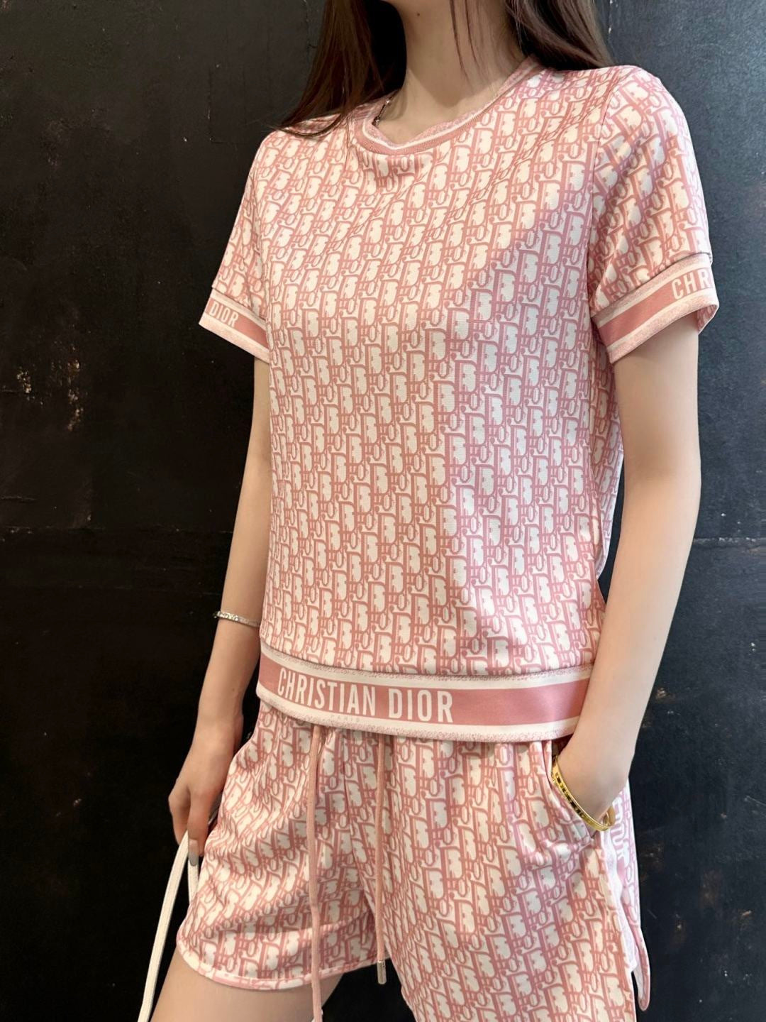 26ss Printed Casual Suit
