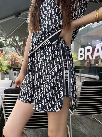 26ss Printed Casual Suit