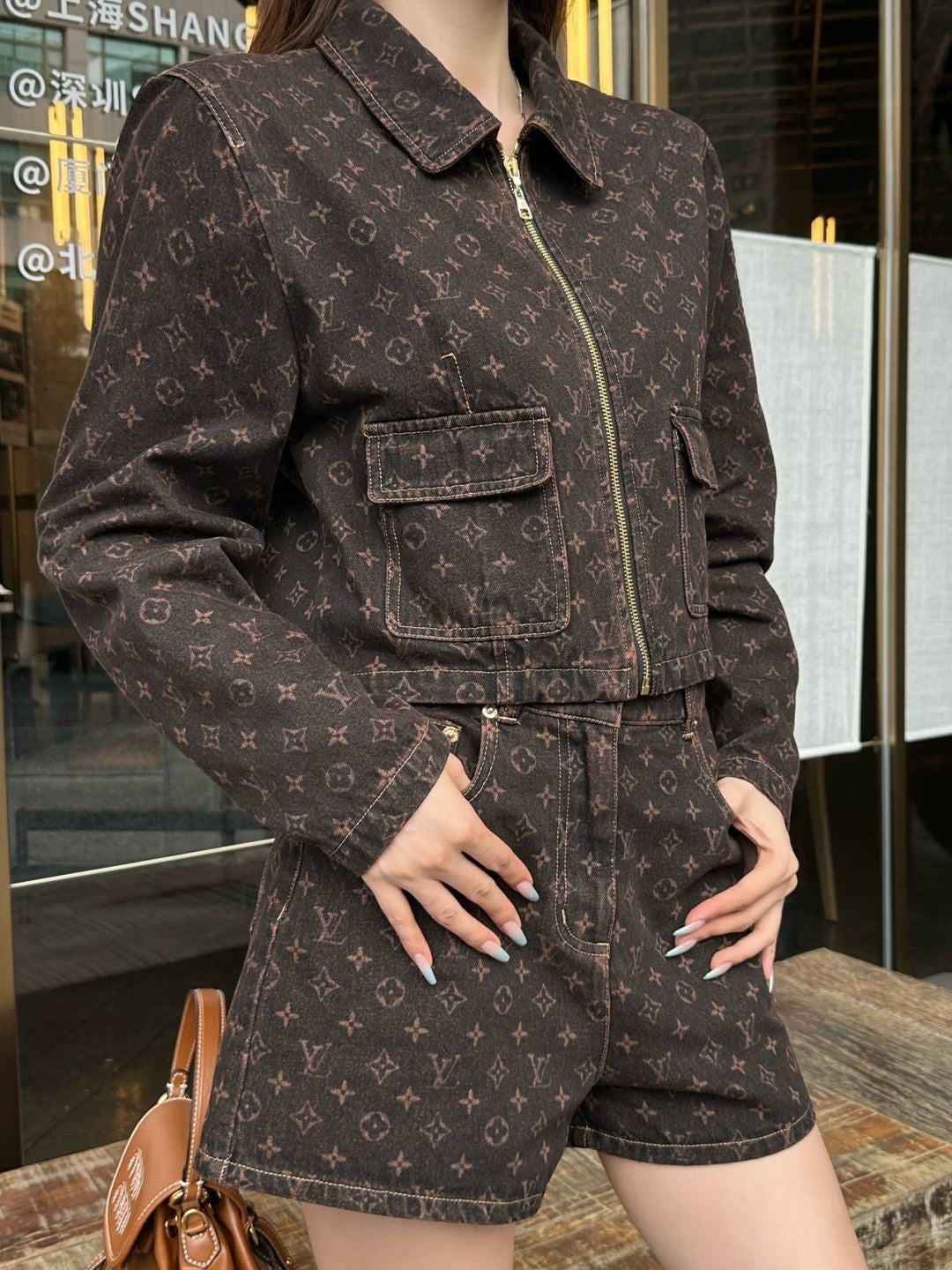 26ss Monogram Denim Jacket