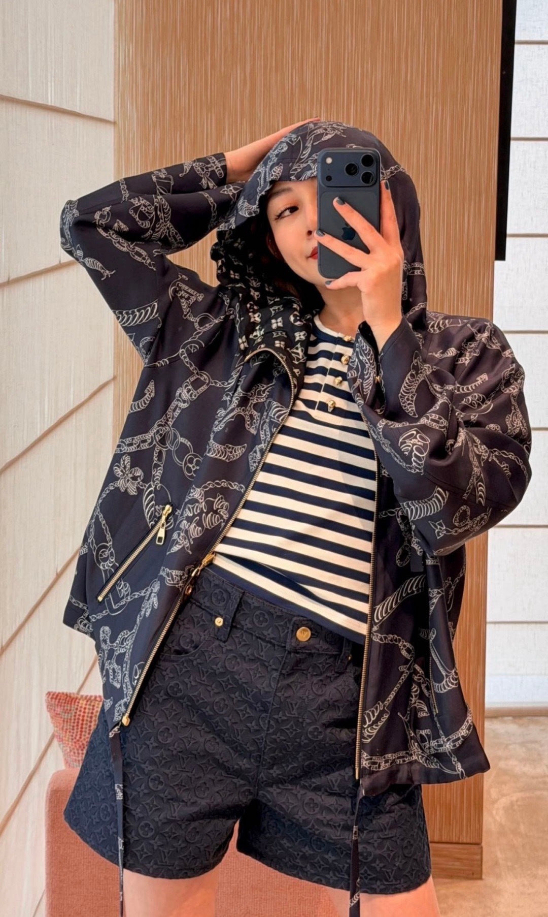 26ss Printed Nylon Jacket
