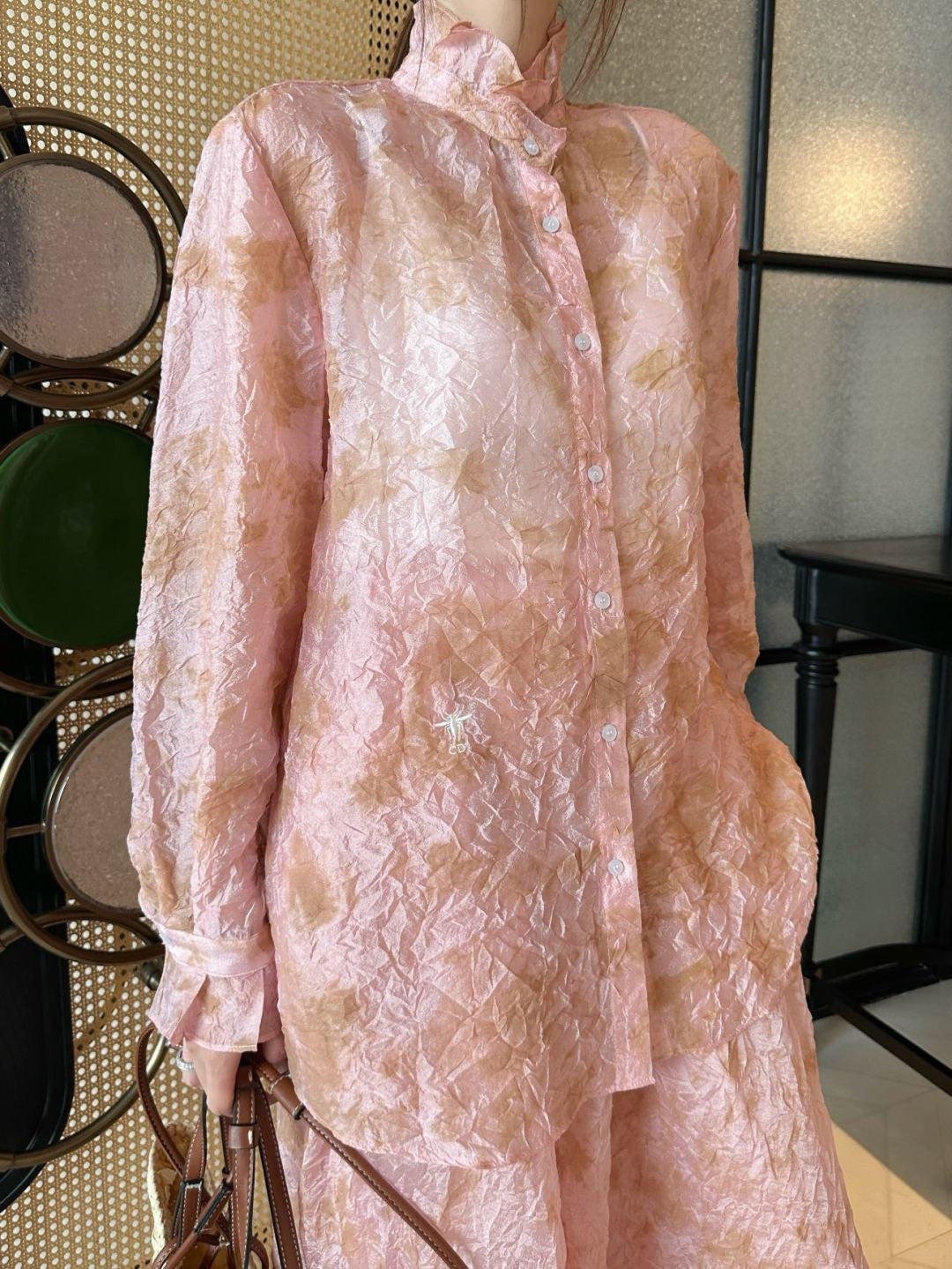 26ss Floral Print Print Suit