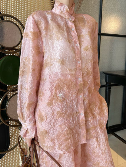 26ss Floral Print Print Suit