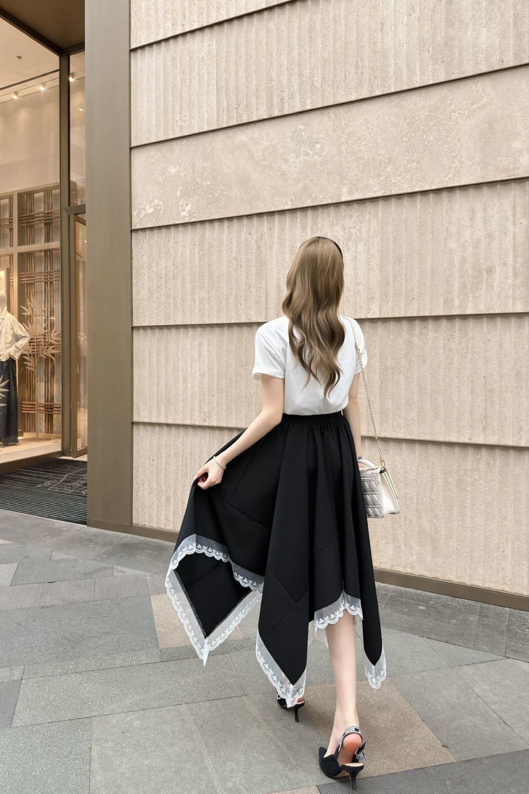 26ss Asymmetrical Skirt