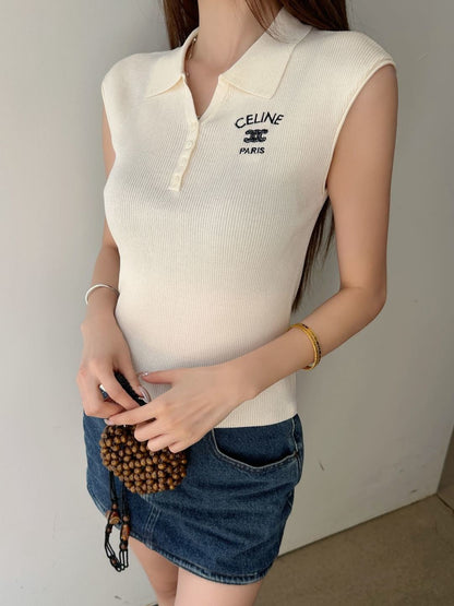 26ss Youthful Collared Top