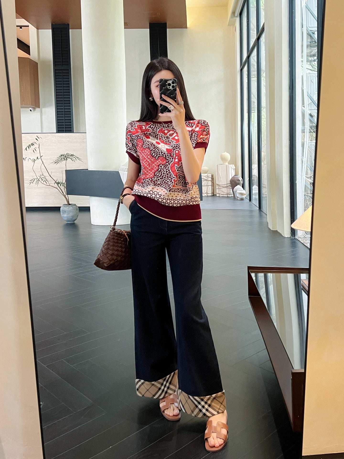 26ss Printed Knit T-Shirt