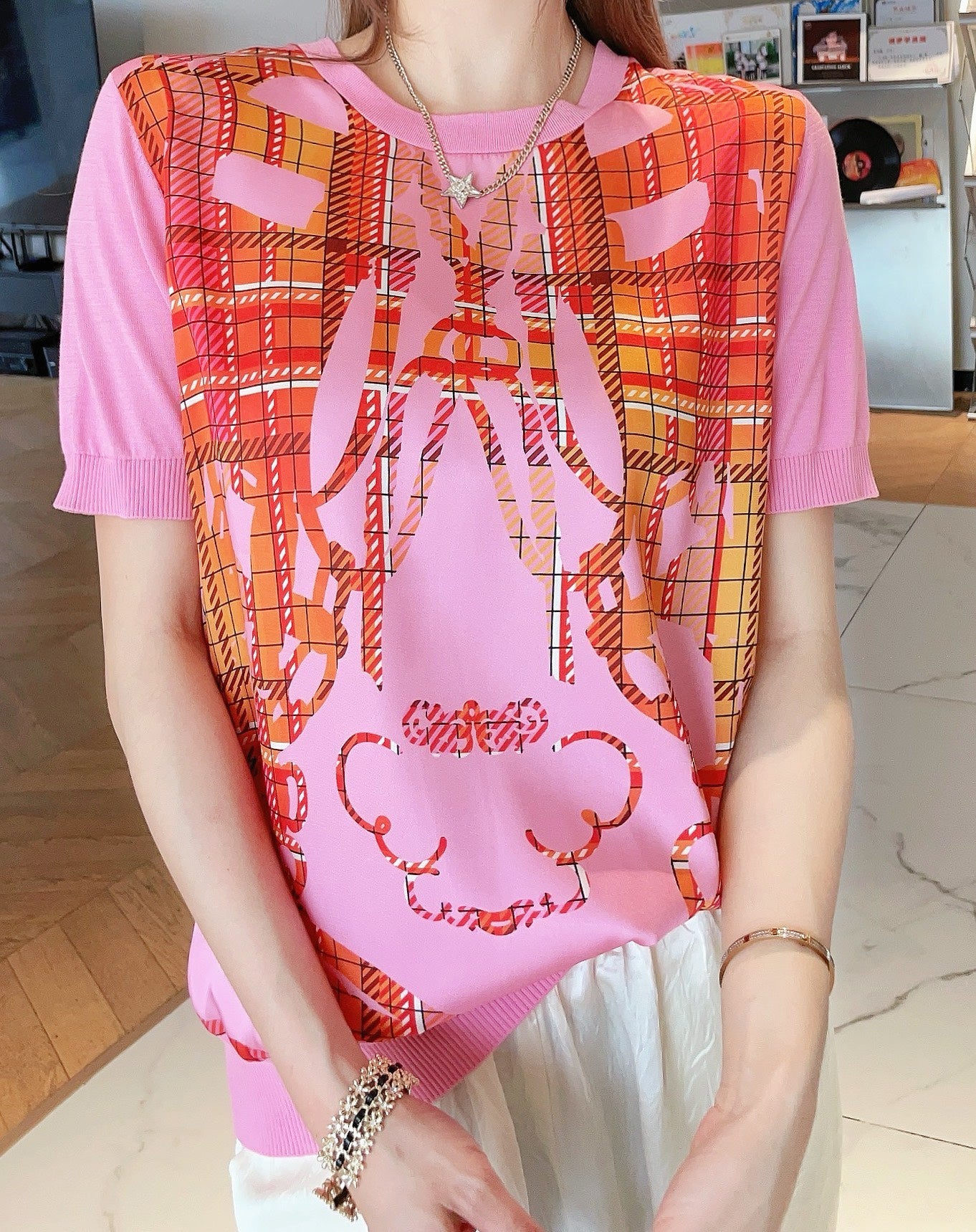 26ss Printed Knit T-shirt