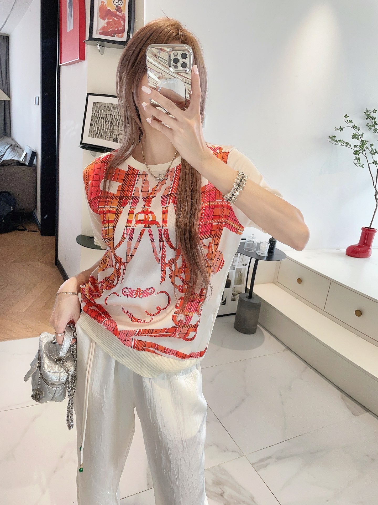 26ss Printed Knit T-shirt