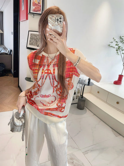 26ss Printed Knit T-shirt