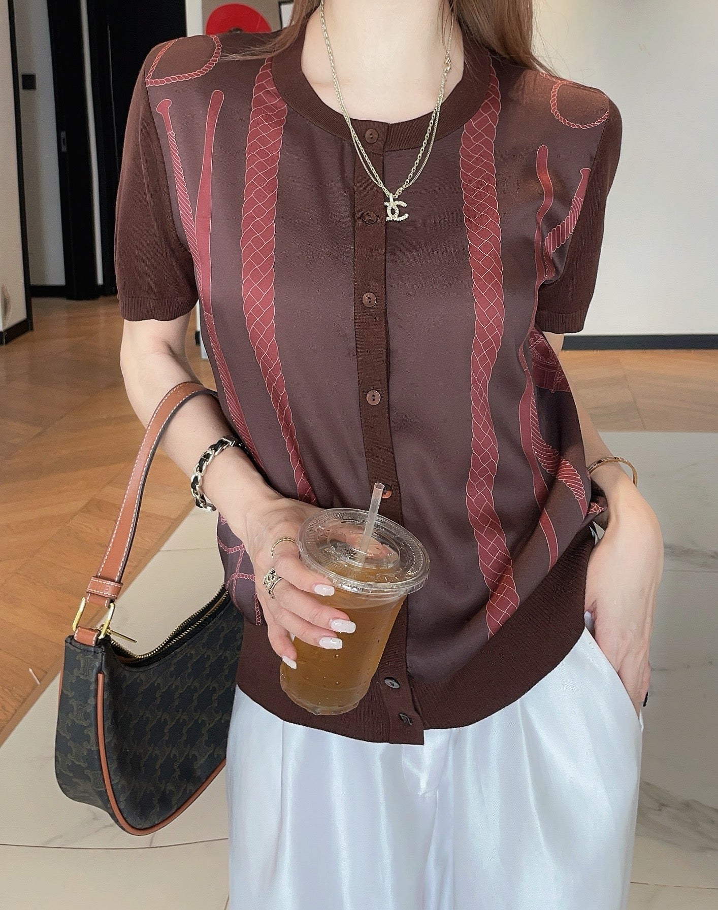 26ss Printed Knit T-shirt