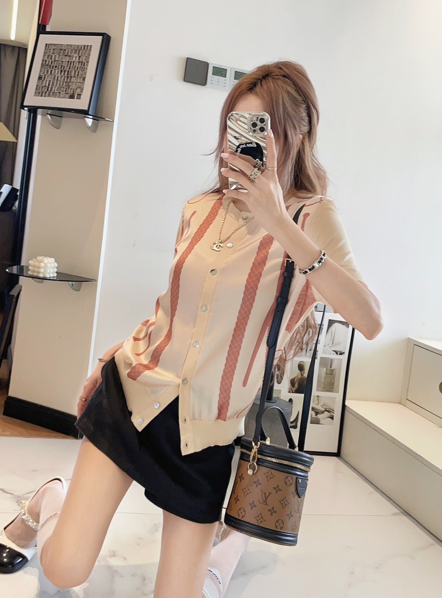 26ss Printed Knit T-shirt