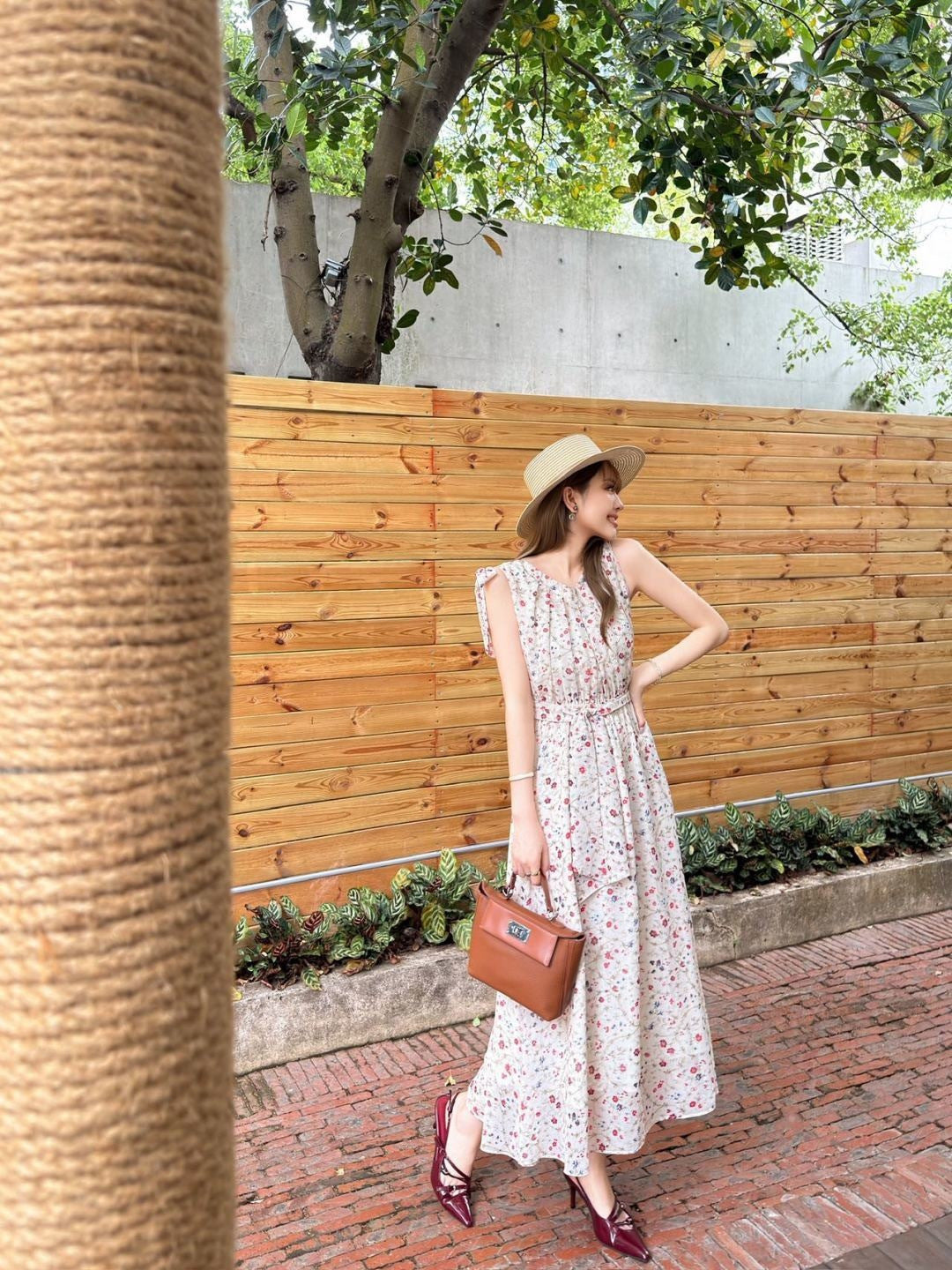 26ss Printed Dress