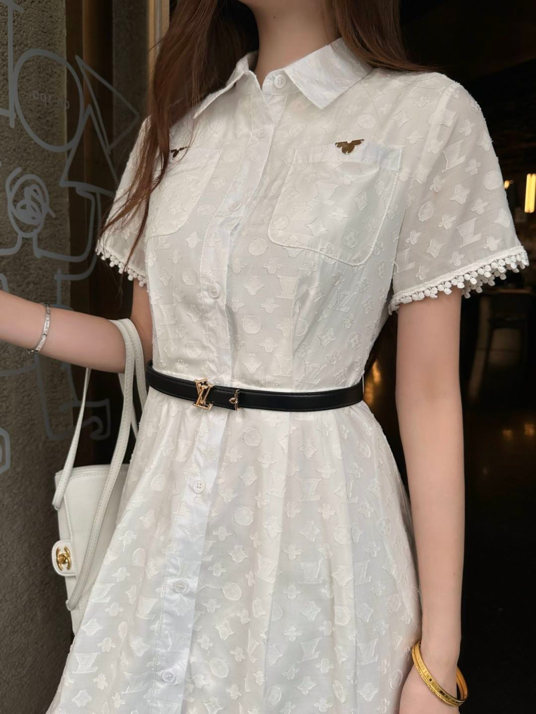26ss Jacquard Long Dress