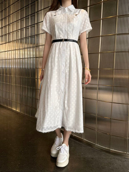 26ss Jacquard Long Dress