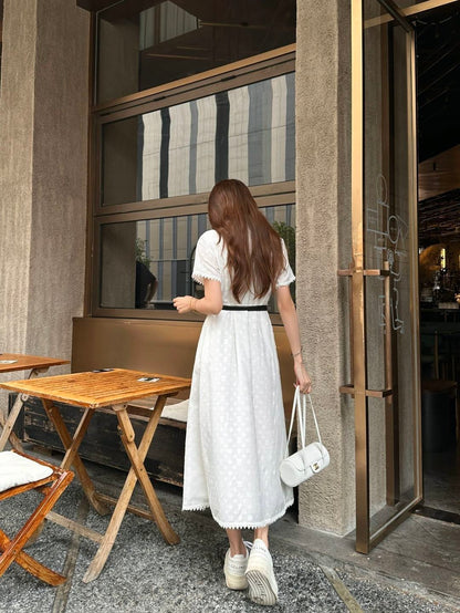 26ss Jacquard Long Dress