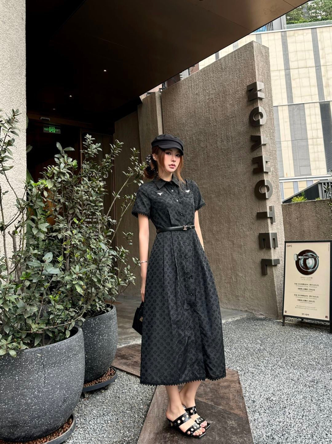 26ss Jacquard Long Dress