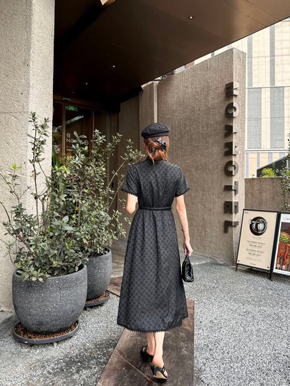 26ss Jacquard Long Dress