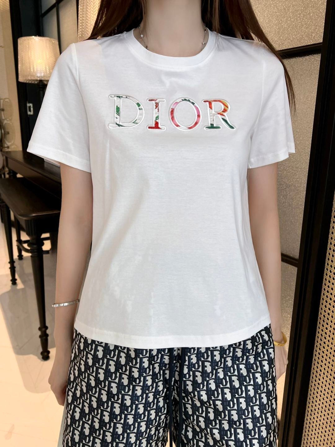26ss Casual T-shirt + Jacquard Shorts
