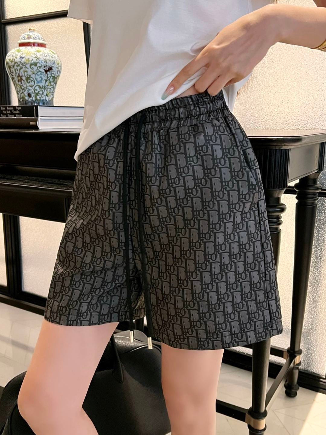 26ss Casual T-shirt + Jacquard Shorts