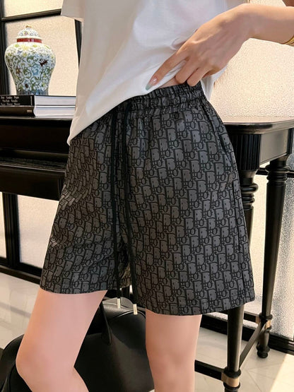 26ss Casual T-shirt + Jacquard Shorts