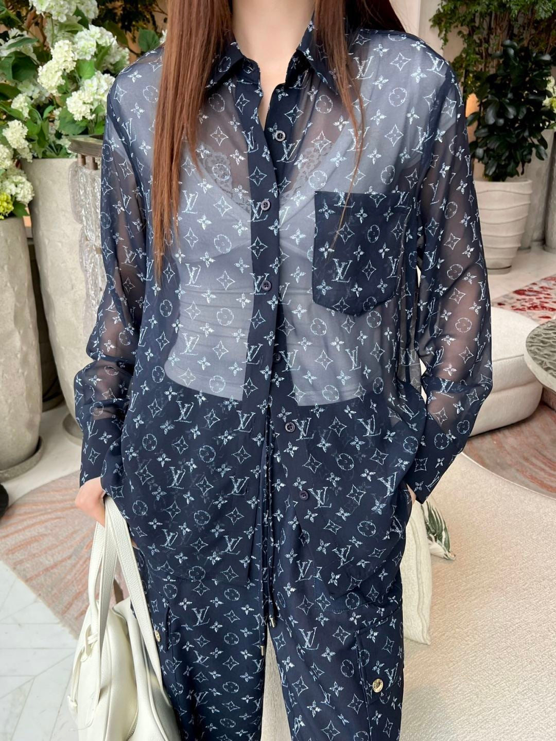 26ss Monogram Print Shirt/Trousers