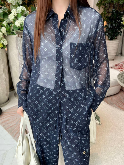 26ss Monogram Print Shirt/Trousers