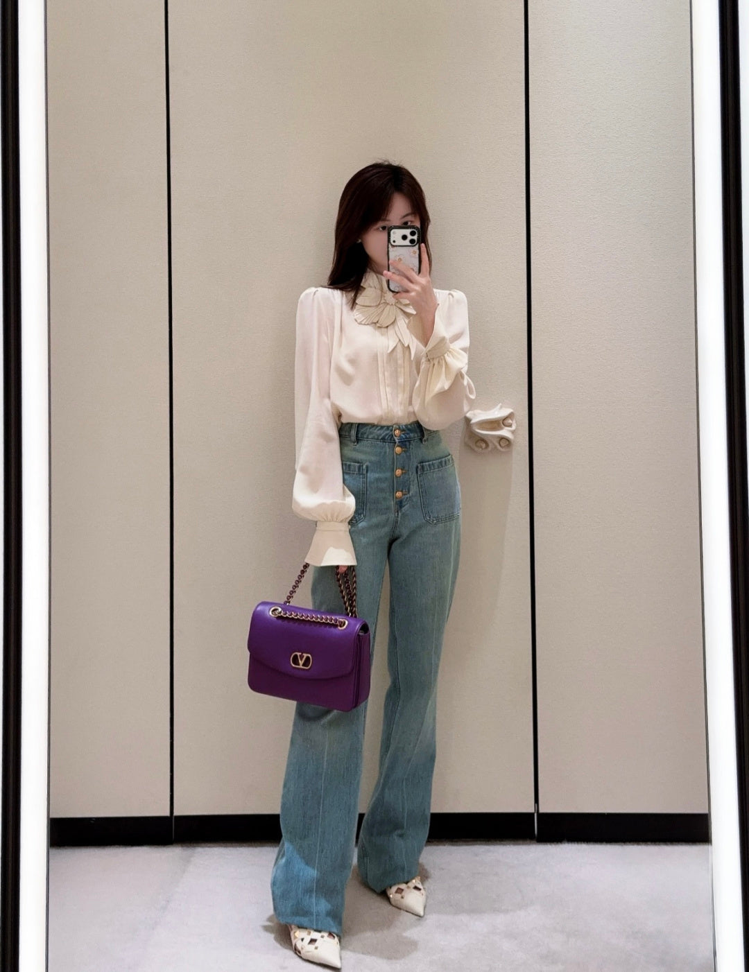 26ss Floral-decorated shirt
