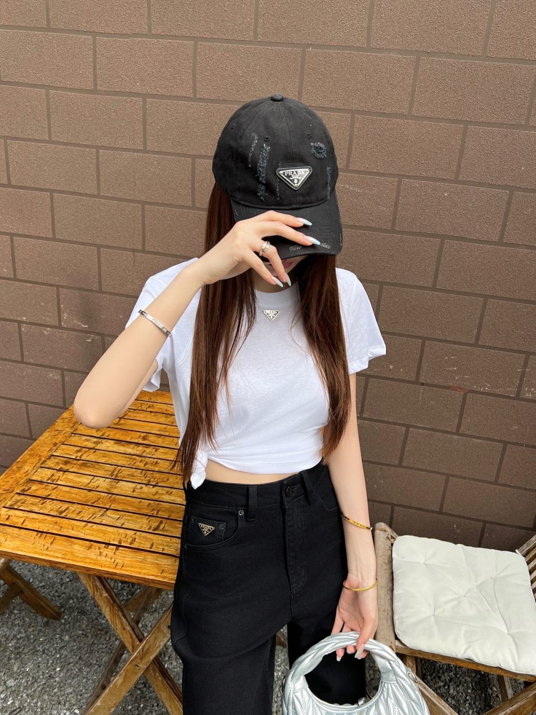 26ss Triangle Logo Raglan T-Shirt